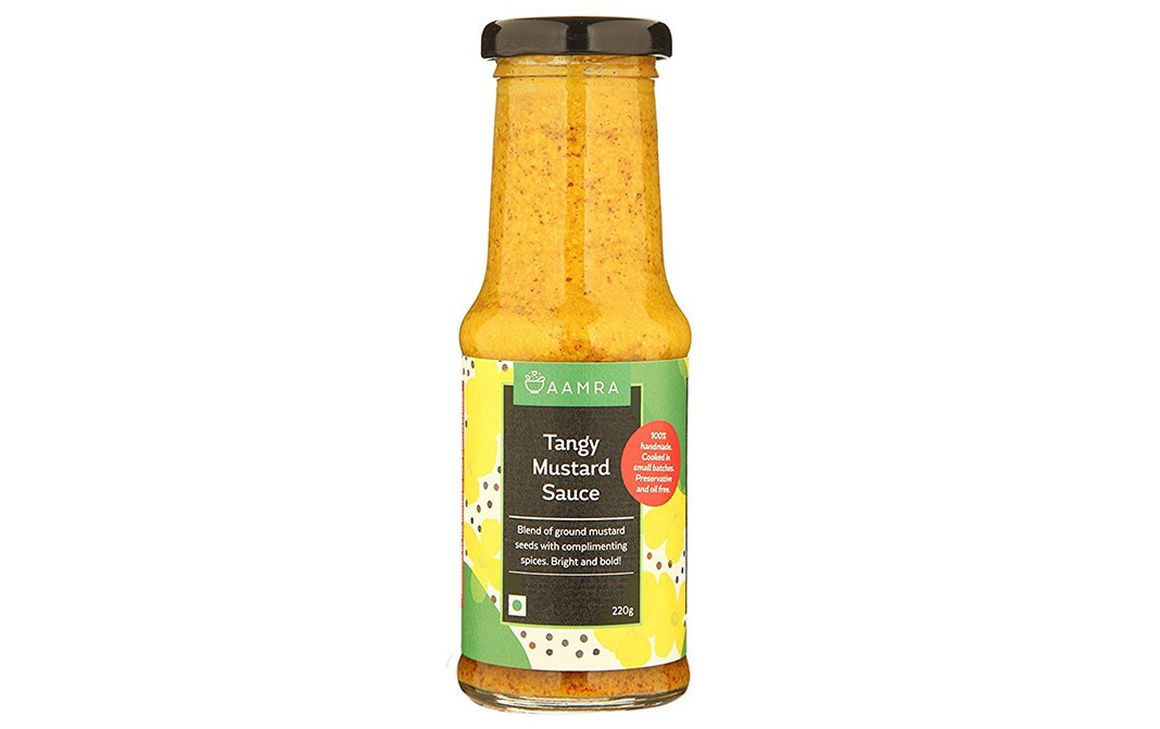 Aamra Tangy Mustard Sauce    Glass Bottle  220 grams